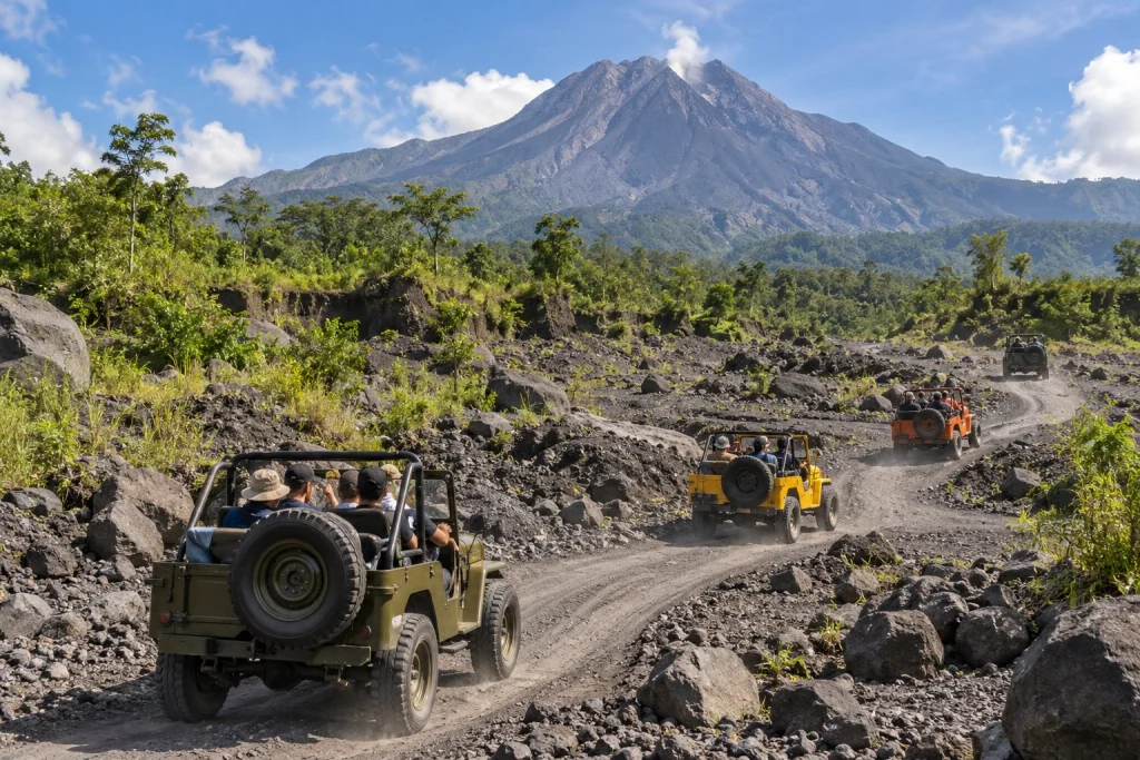 Lava Tour Merapi Kemana Saja? Urutan Rute Jeep